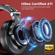 OneOdio A71 Hi-Res Studio Recording Headphones - Wired Over Ear Headphones with