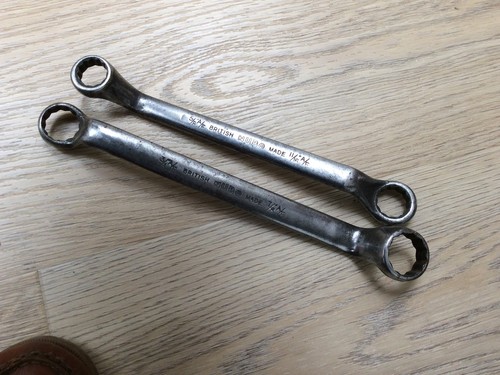 Vintage ring spanners - af,
