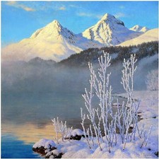 Winter Lake by I. Choultse