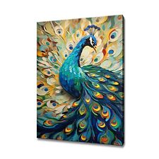 Peacock Bird Canvas Print