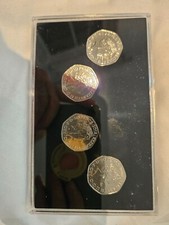 Paddington Bear 50p Display Case With All 4 Coins CATHEDRAL TOWER STATION PALACE