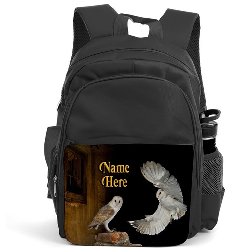 Personalised barn owl backpack - personalised,