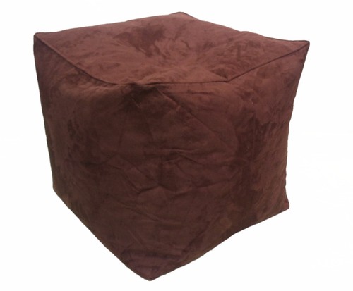 Faux suede bean bag - faux,