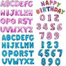 Foil Balloons Letters Numbers