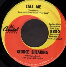 George Shearing Quintet Call