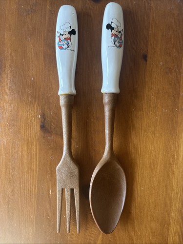 Disney mickey mouse salad - mickey, fork