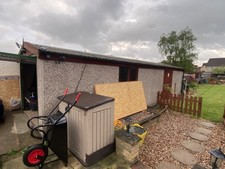 Concrete sectional garage used - sectional,