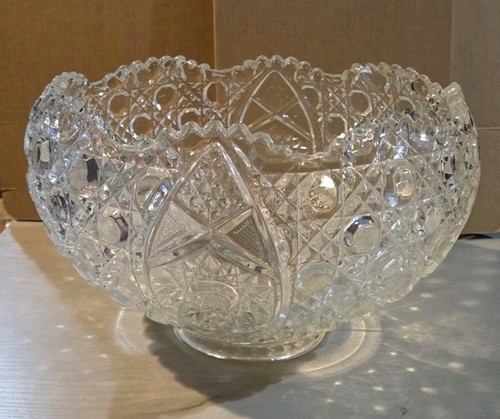 Vtg smith glass daisy - l., &