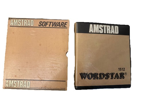 Amstrad wordstar 1512 software - amstrad,