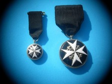 JOB LOT 2 ORDER OF ST JOHN AMBULANCE MEDALS LARGE AND SMALL