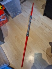 Star Wars Darth Maul Sith Red Flick Double-Bladed Lightsaber Hasbro 2011 (I7)