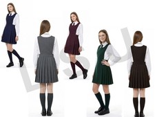 BIB PINAFORE PLEATED SCHOOL