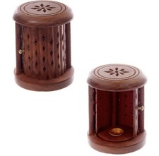 Wood carved barrel - carved,