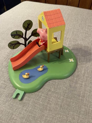 Peppa pig tree house slide - peppa,
