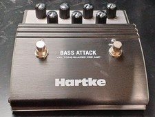 HARTKE Bass ATTACK Bass Preamp Effector, Tone Shaper From Japan
