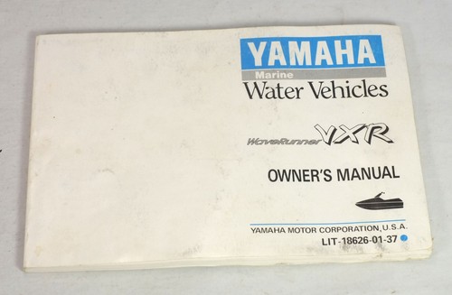 Yamaha waverunner vxr - vxr, owner's