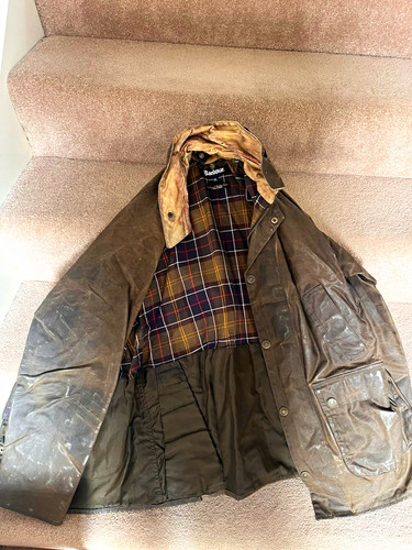 Barbour men brown waxed - barbour,