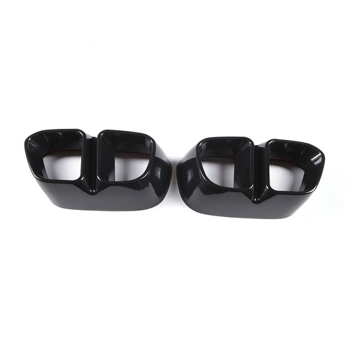 Black exhaust mufflers - exhaust, tail