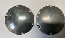 2 x HARLEY DAVIDSON SPORTSTER ALLOY FINISH DERBY CLUTCH COVER USED 2004-2021