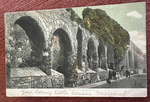 Antique postcard southampton - antique,