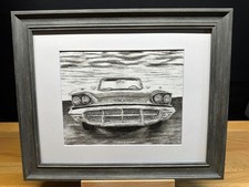 Drawing of a 1960 Ford