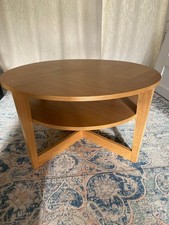 IKEA VEJMON Round Coffee Table – Oak Veneer – Excellent Condition