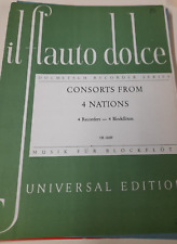 il flauto dolce/ Gottfried Finger/ sonata in d minor for 2 recorders