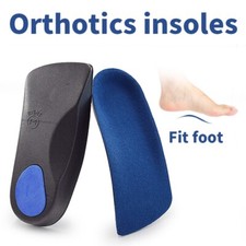NHS Orthotic Arch Support 3/4 Insoles Medical Grade  Inserts For Men & Women