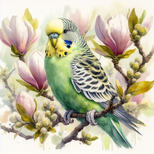 Budgie budgerigar birthday - budgerigar,