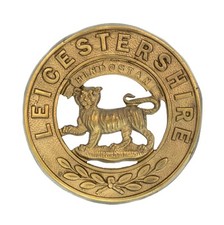 Leicestershire Helmet Plate