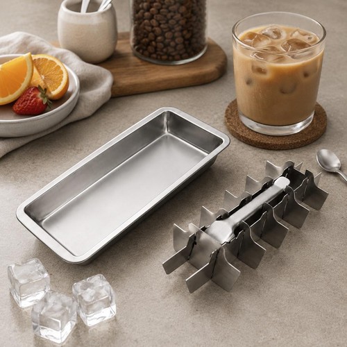 Stainless steel slot ice - stainless, 18