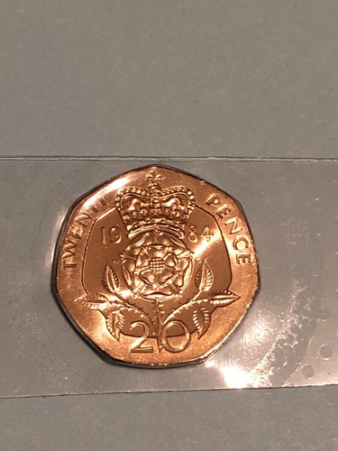 1984 20p twenty pence coin - 1984,