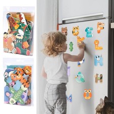 Letter Magnets for Kids Cartoon Alphabet Fridge Magnet for Preschool Children