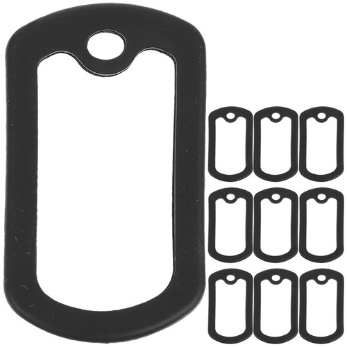 10pcs dog tag silicone - dog,