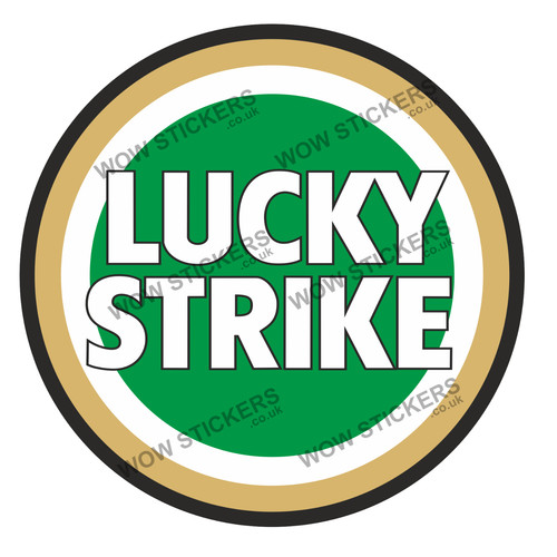 Green lucky strike motorbike - green,