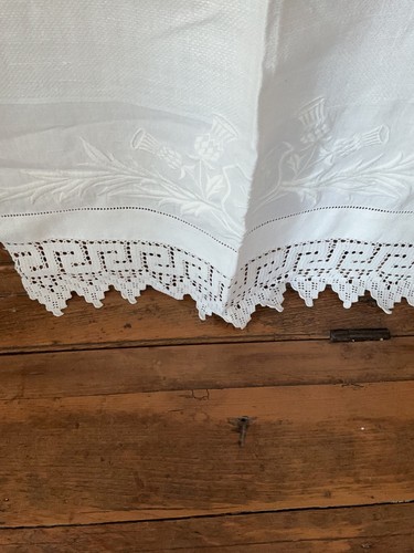 Antique linen hand towel - antique,
