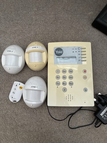 Used yale wireless alarm kit - used,