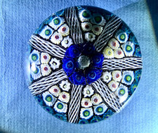 7 Spoke Millefiori Paperweight