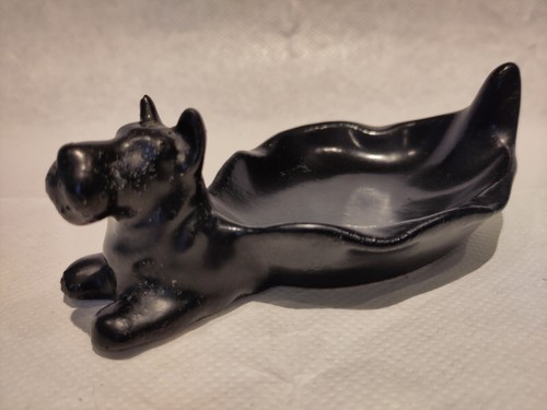 Scottie dog ceramic trinket