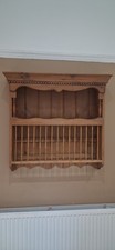 Vintage Pine Plate Rack for