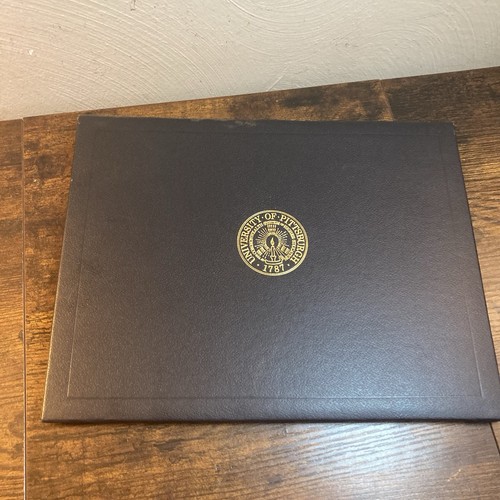 Pitt diploma holder book - pitt,