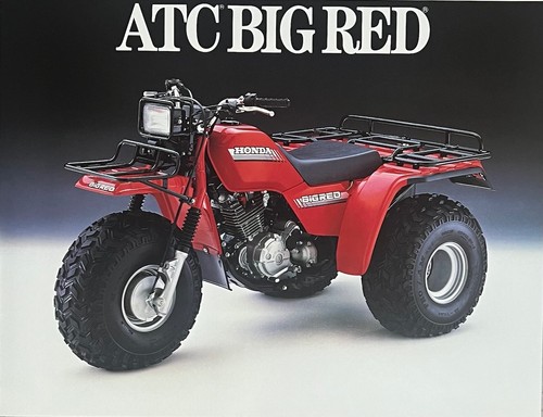 1986 honda atc - 1986, red