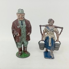 Johillco Gentleman Farmer and Milkmaid John Hill & Co Lead Farm Figures