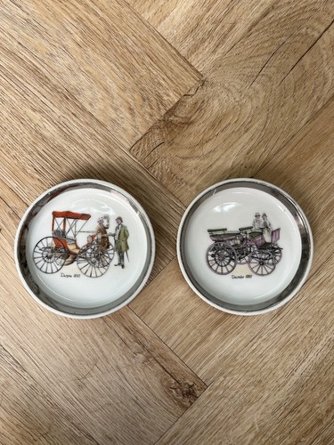 Pair vintage porcelain - vintage, motor