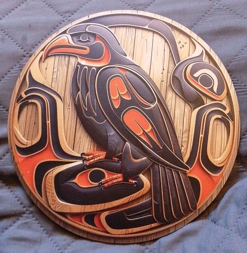 Retro haida inspired totem - retro, 'haida