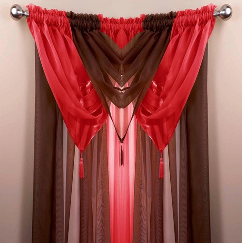 Voile swag swags - voile,