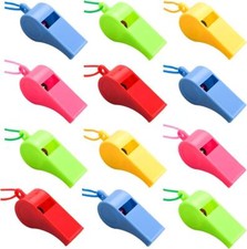 12 x PLASTIC WHISTLE LIFEGARDS