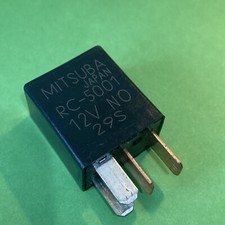 MITSUBA RC-5001 12V NO  HONDA / SUBARU 4 PIN BLACK MICRO RELAY 12v