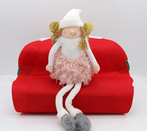 Sitting dangly leg - leg, pink