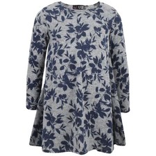 Kids Girls Grey Swing Dress